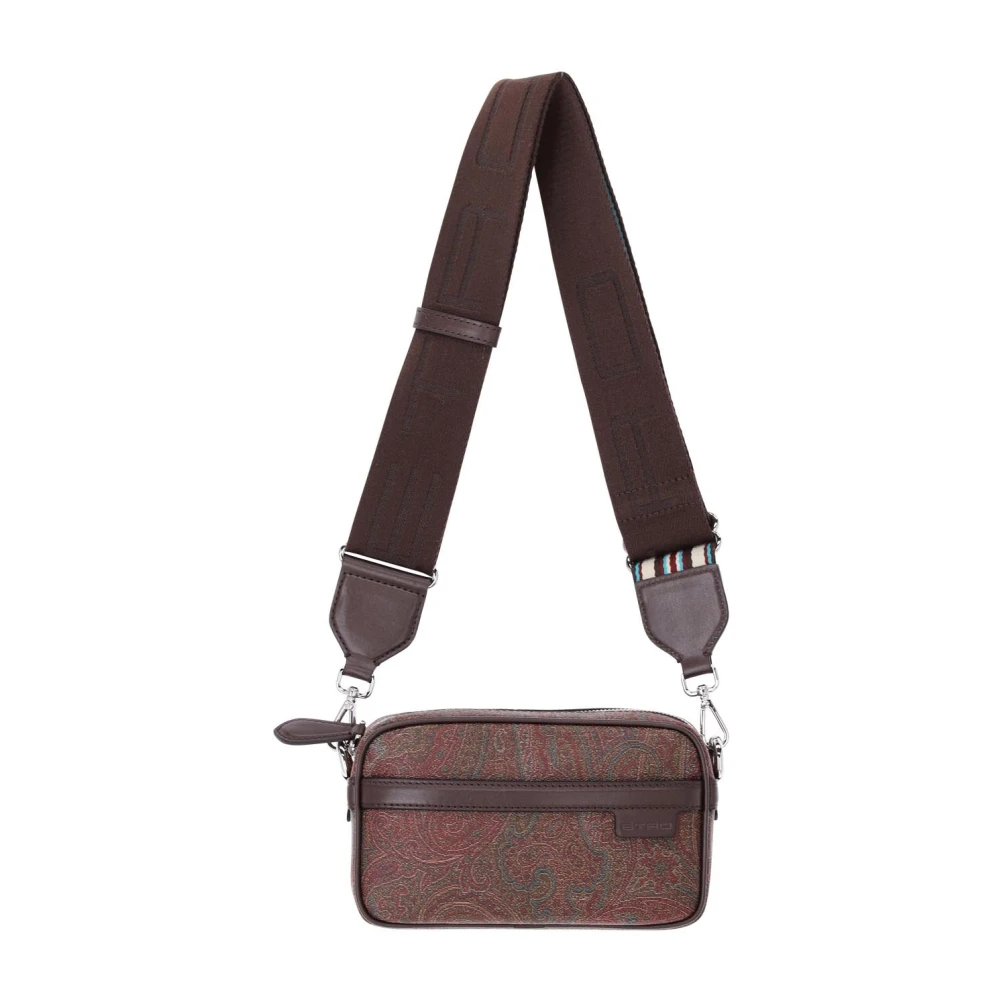 ETRO Luxe Paisley Mini Cameratas Brown Heren