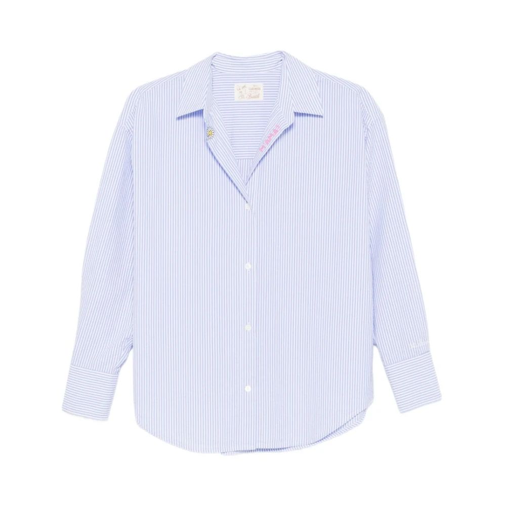 Mc2 Saint Barth Blue Shirts, Female, S, Shirts