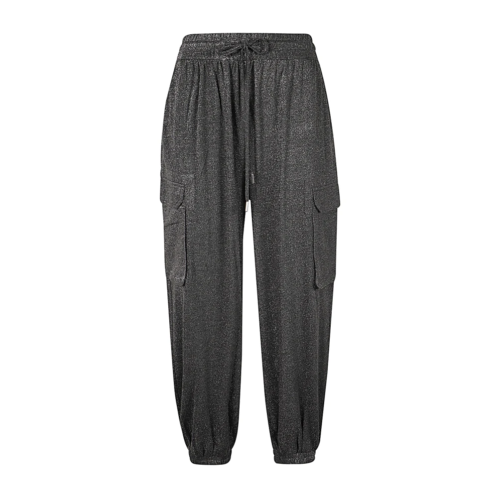 Marella Grijze Jersey Broek Gray Dames