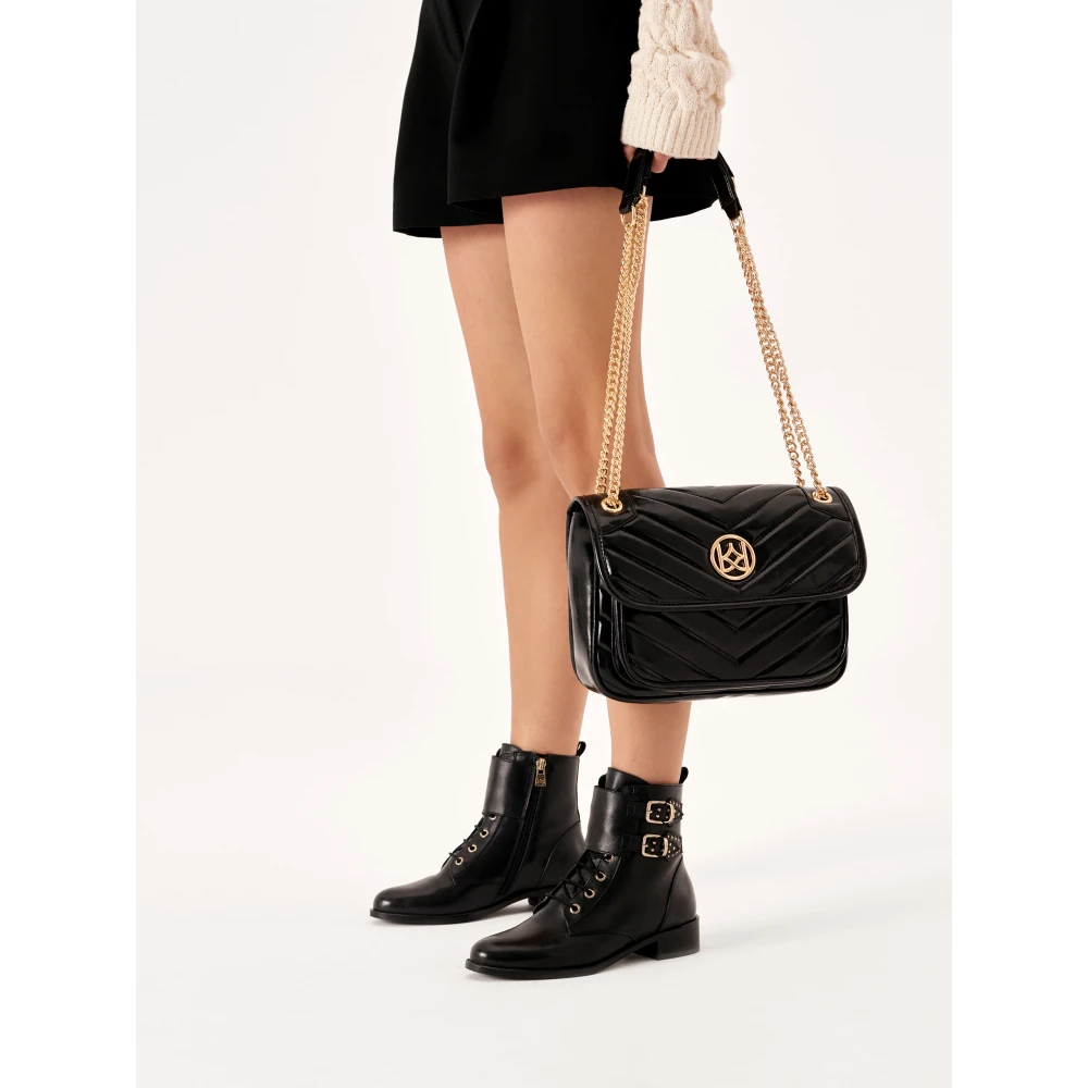 Kazar Zwarte kettinghandtas Black Dames