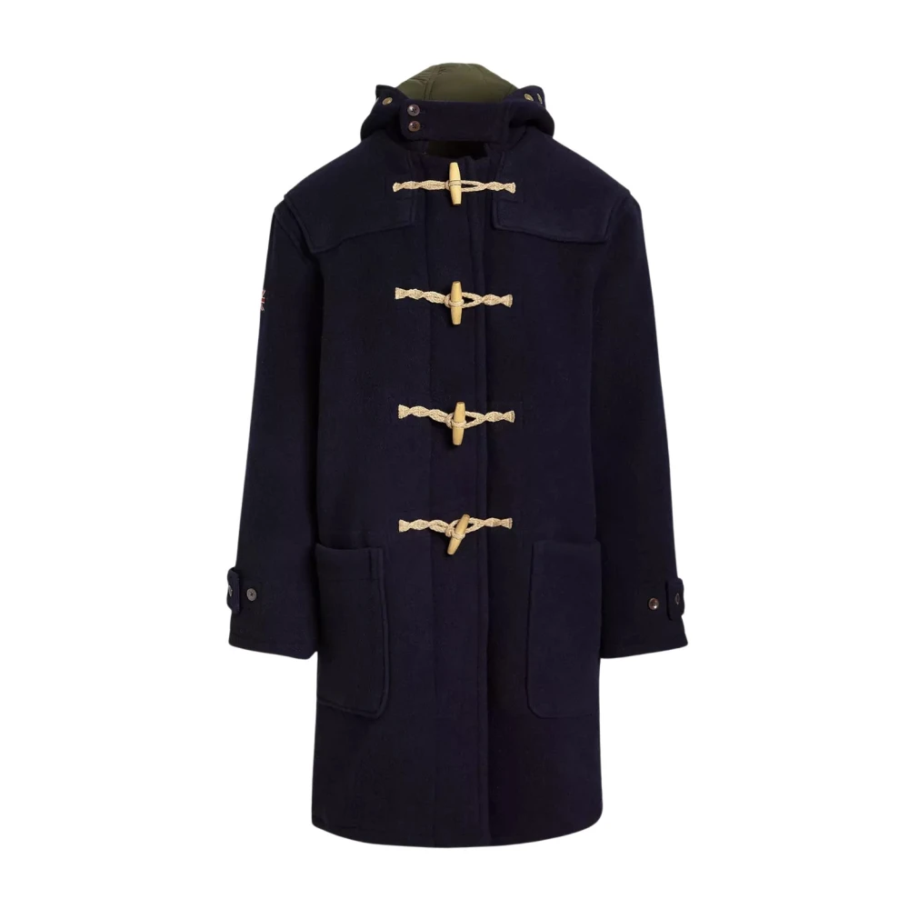 Ralph Lauren Wollen jas met capuchon Blue Heren