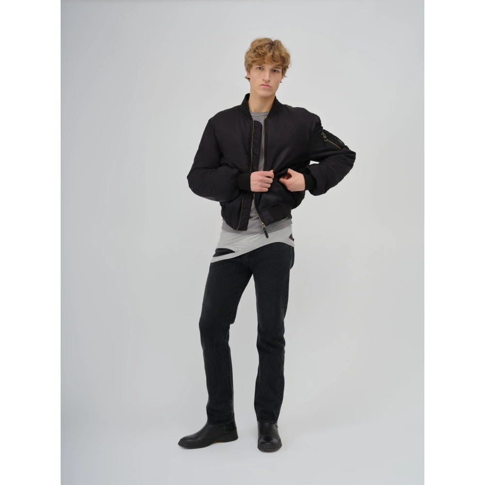 Bacon M Bomber Twill Black Heren