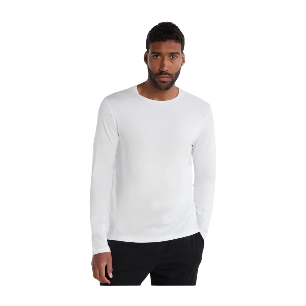 Tommy Hilfiger Lange Mouw T-Shirts Set van 2 White Heren