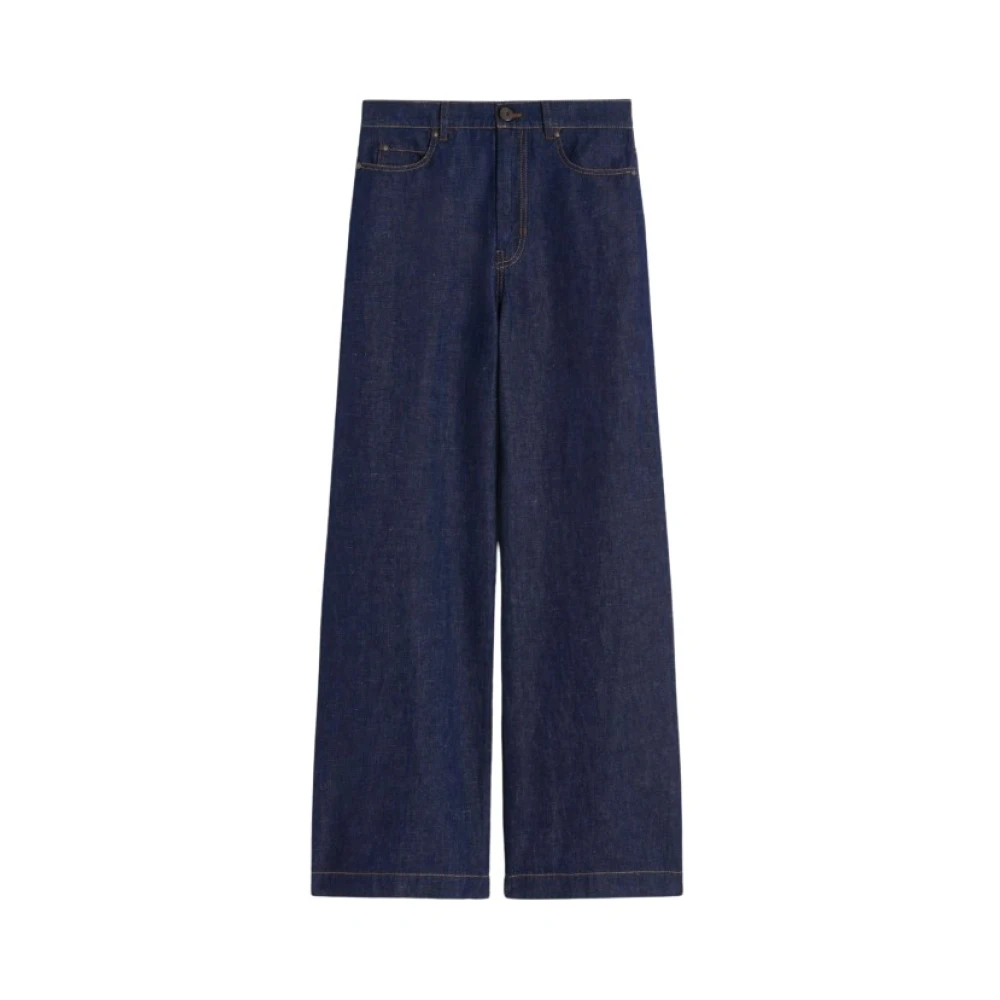 Weekend Max Mara Women's Blue Latino Five-Pocket Flared Jeans - Wide Jeans - L - Jeans