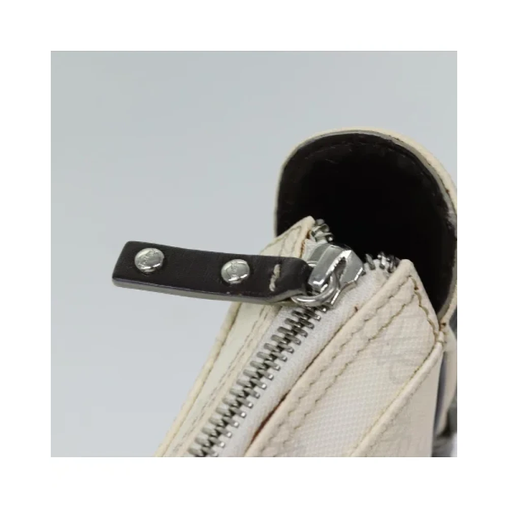 Loewe Pre-owned Fabric shoulder-bags White Dames