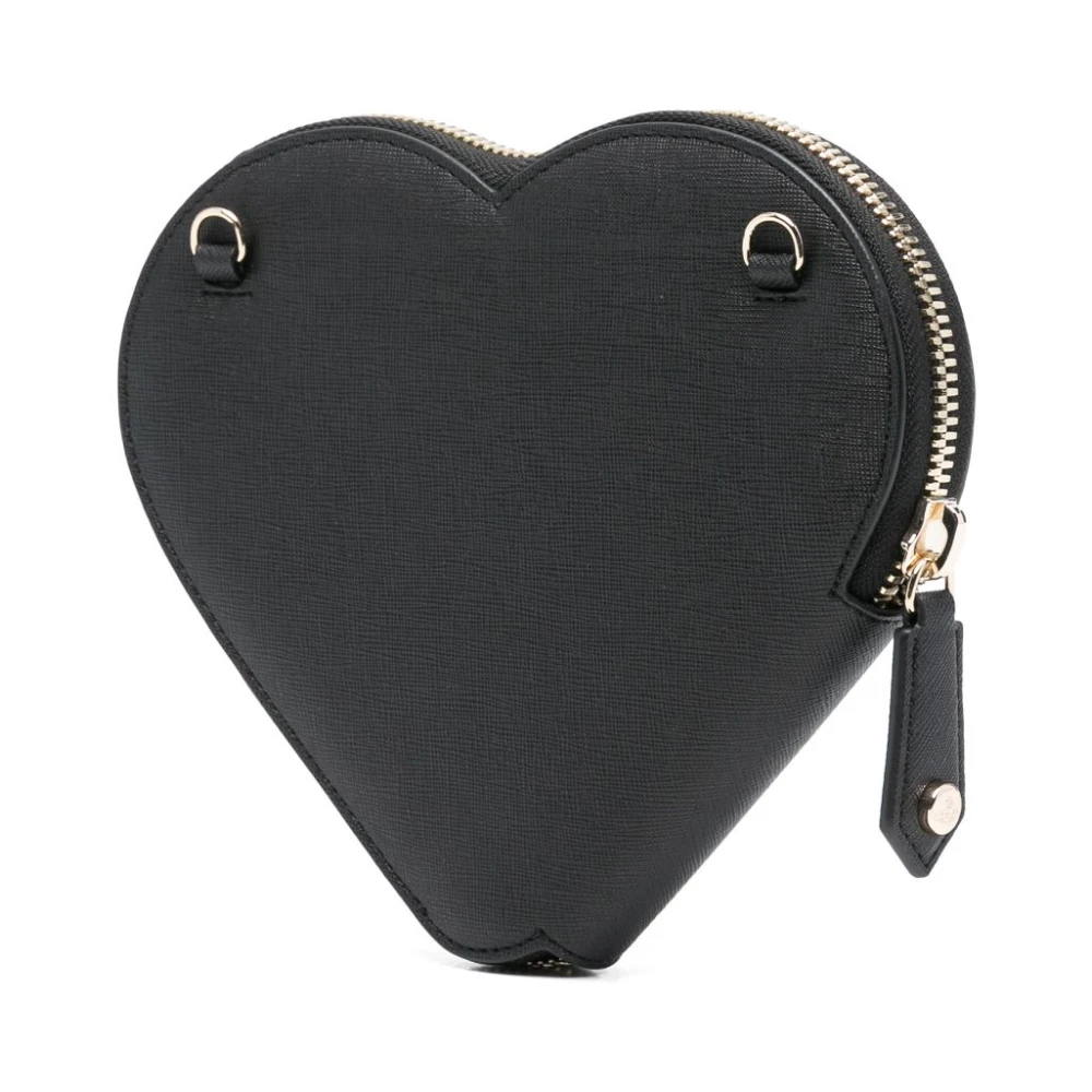Vivienne Westwood Zwarte Schoudertas met Rits Black Dames