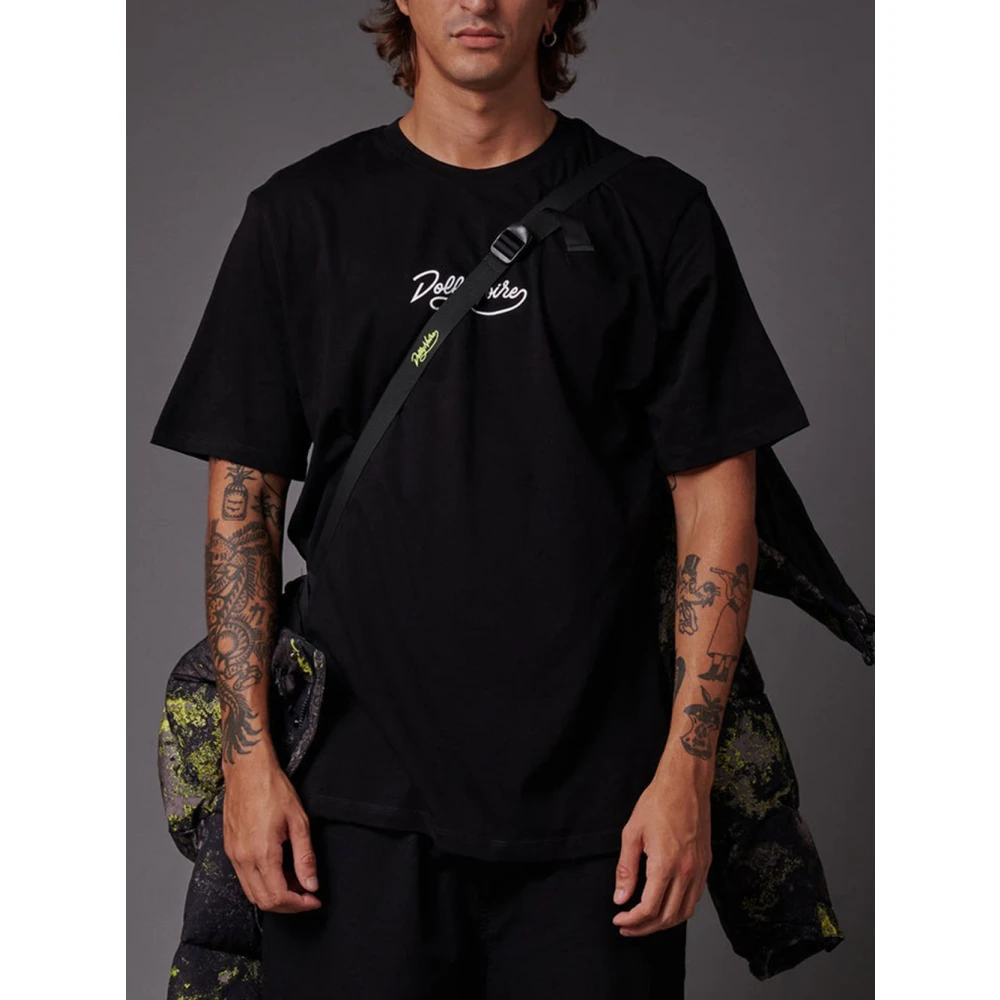 Dolly Noire Stedelijke trendy heren grijze pufferjas Black Heren