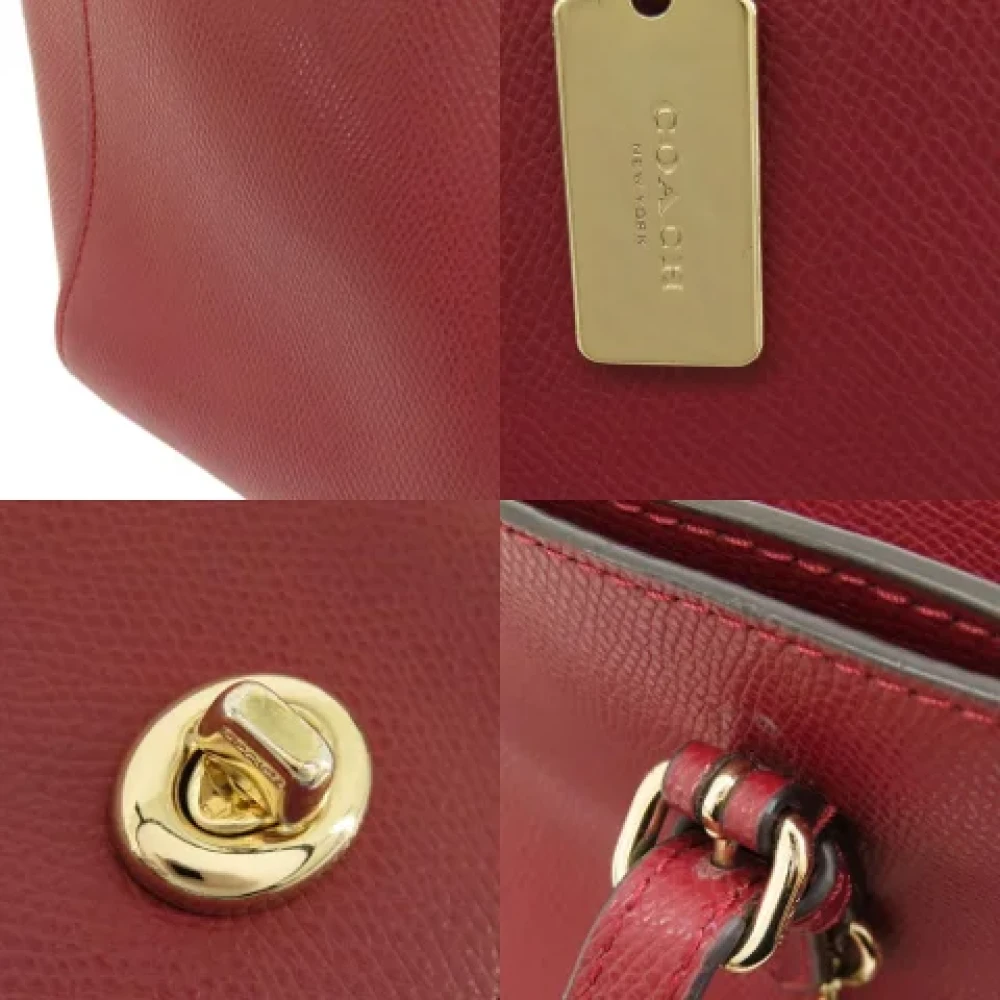 Coach Pre-owned Fabric totes Brown Dames