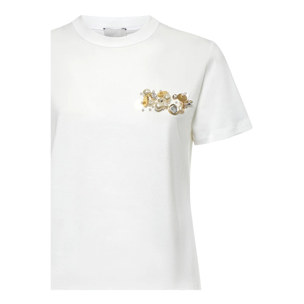 Alysi Stijlvolle T-shirts en Polos Beige Dames