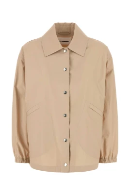 Stilren Beige Bomullsjacka