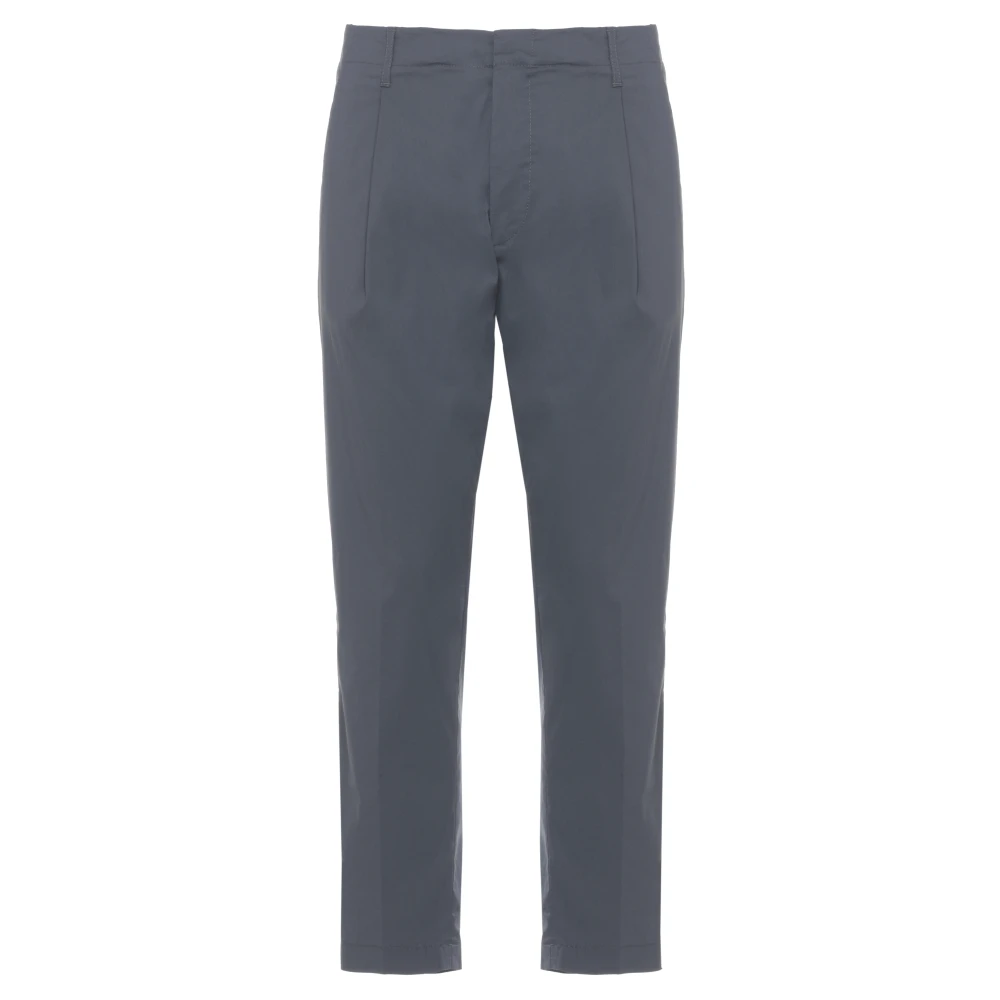 Dondup Men's Blue Straight Trousers, W35, Straight Trousers