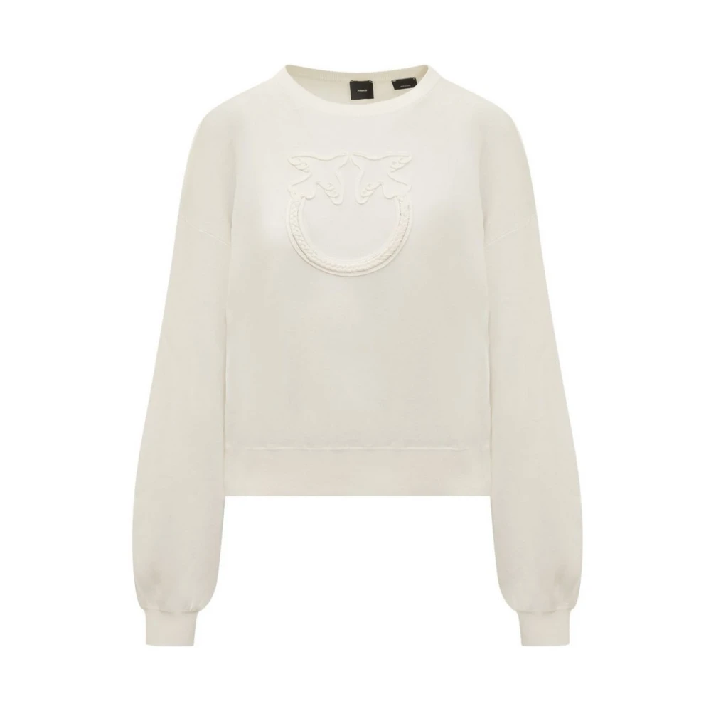 Pinko Women's White Stylish Jumper - Sweatshirts - S - Sweatshirts & Hoodies