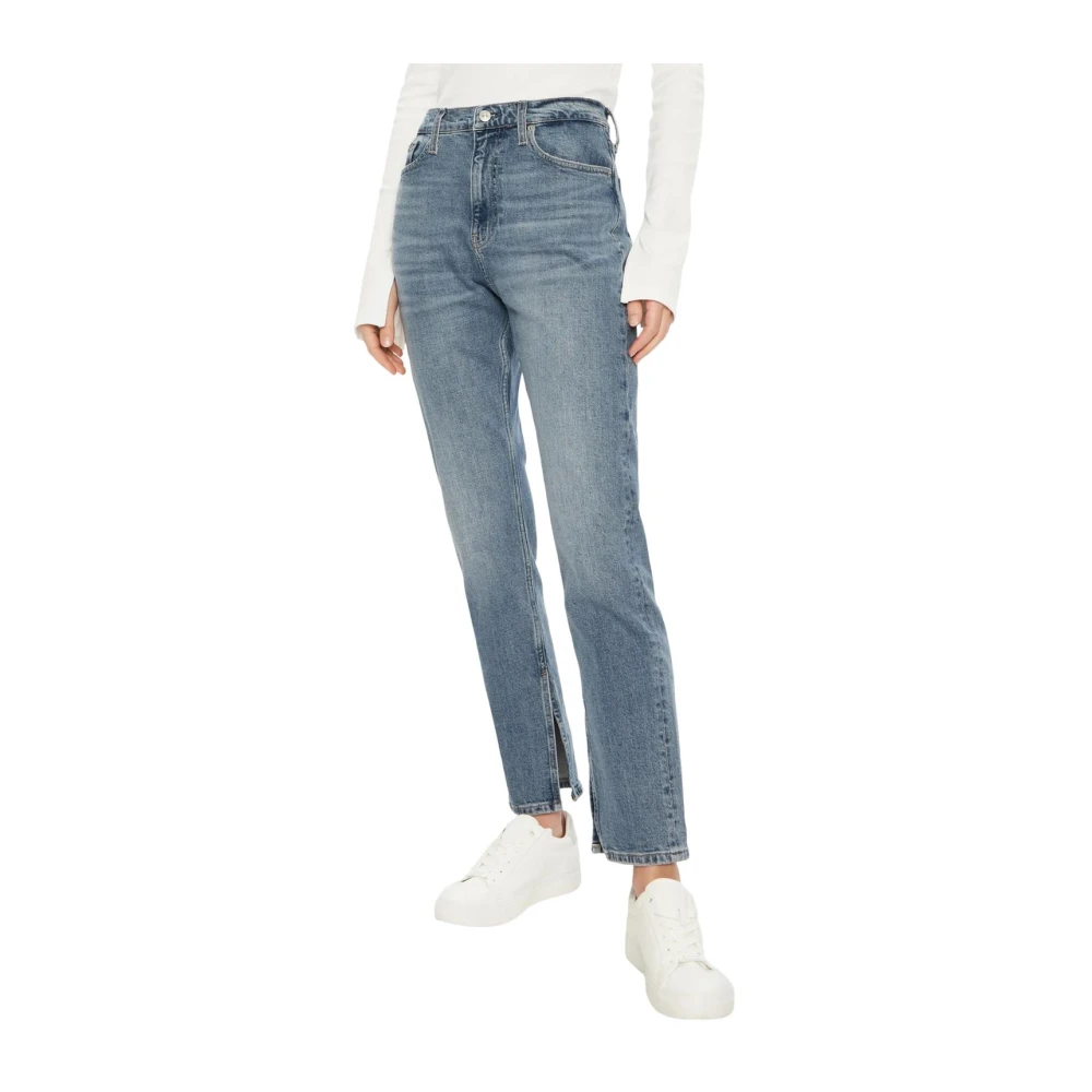 Calvin Klein Jeans Women's Blue Slim-Fit Jeans,, Light High-Rise Stretch Denim Jeans W28 L34