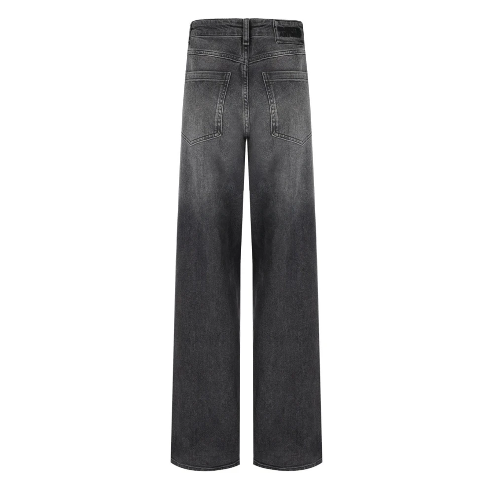 Essentiel Antwerp Grijze Denim Jeans met Rechte Pijp Gray Dames