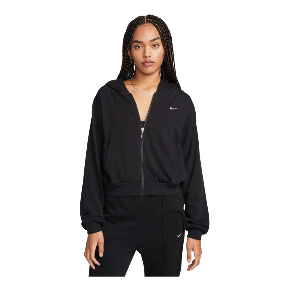 Nike Donna Nero Chill Small Logo W - Felpa - Immagine 3