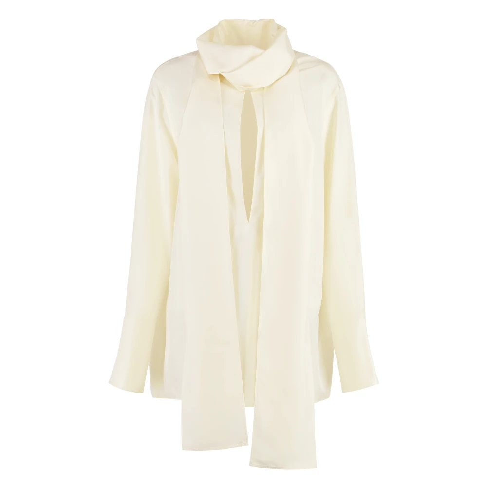 Givenchy Foulard Blus Beige, Dam