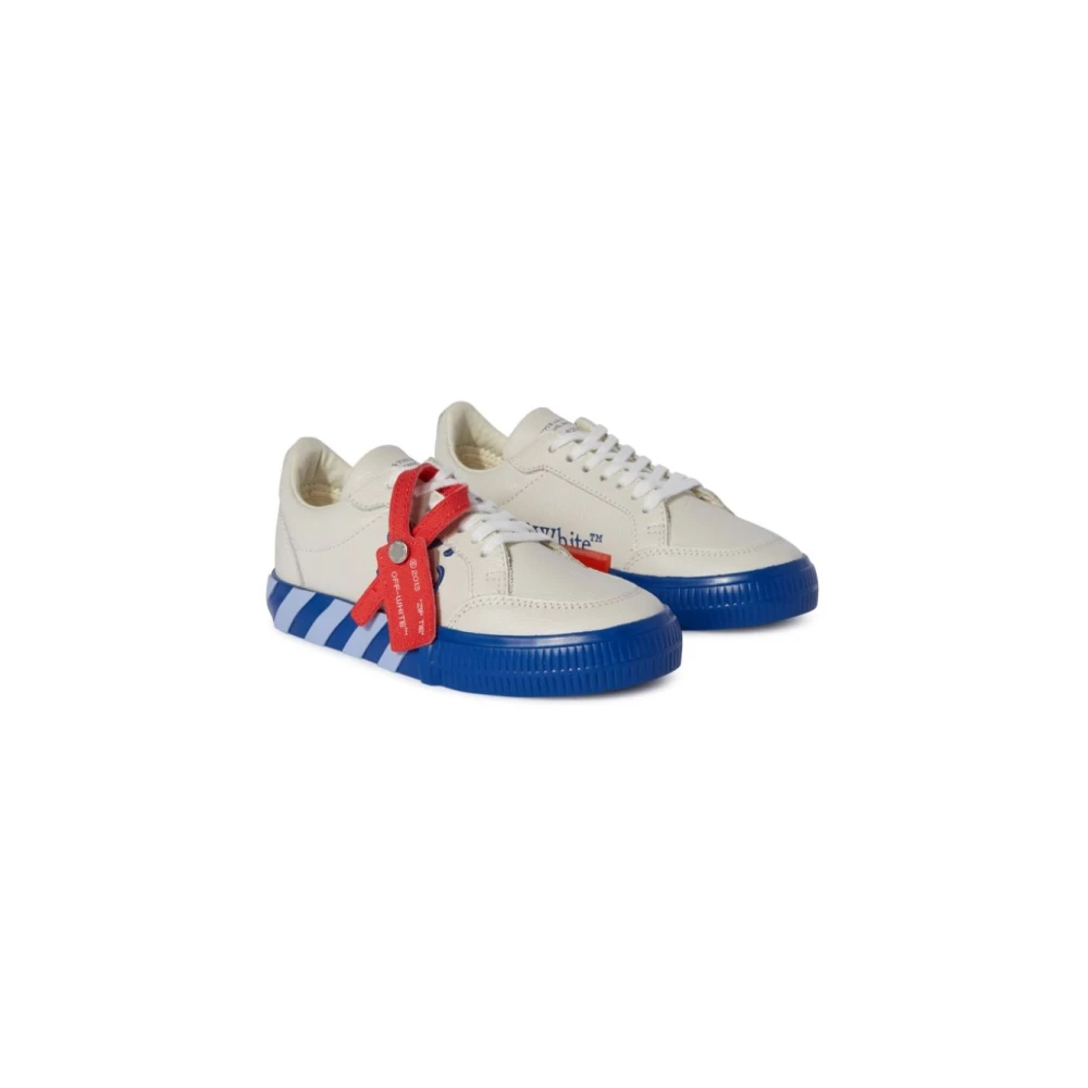 Off White Vita Sneakers för Pojkar Aw24 White, Pojke