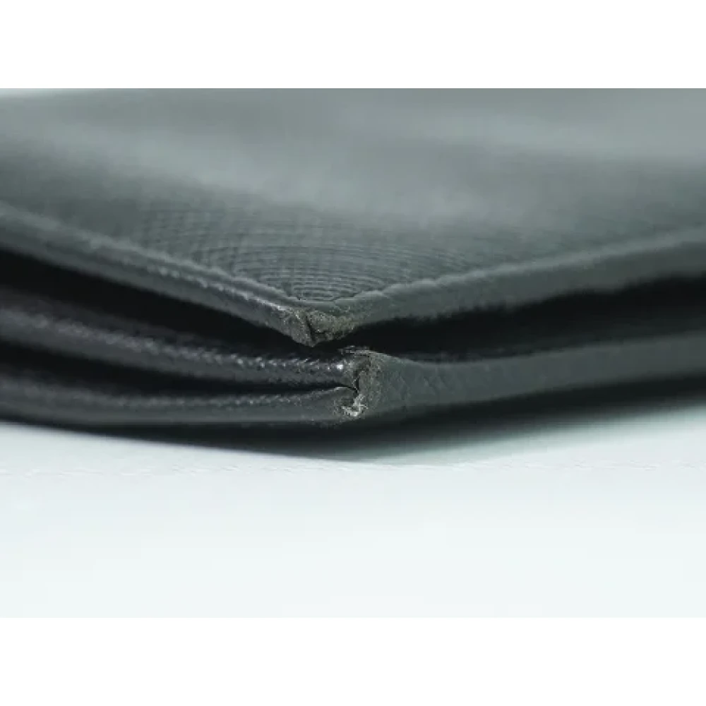 Prada Vintage Pre-owned Leather wallets Black Dames