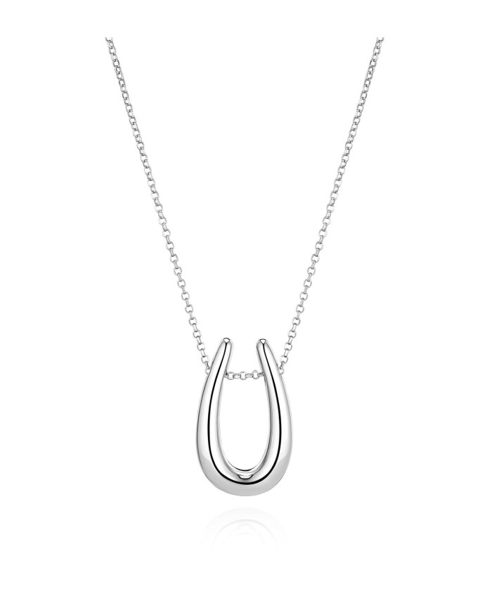 druppel-plain-ketting-zilver