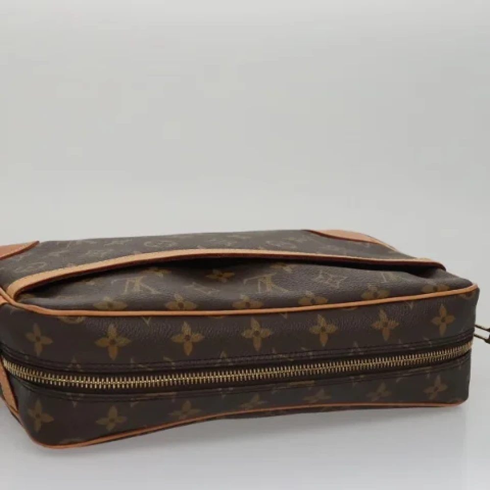 Louis Vuitton Vintage Pre-owned Canvas clutches Brown Dames