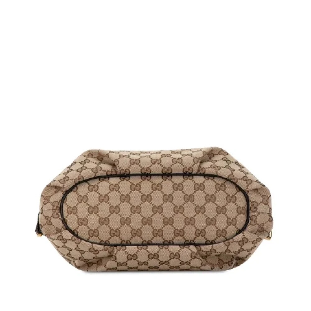Gucci Vintage Pre-owned Canvas crossbody-bags Beige Dames