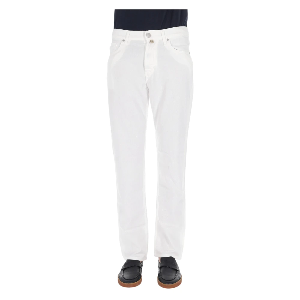 Jacob Cohën Uomo Bianco Jeans, W36, New,