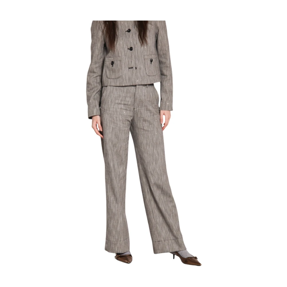 Mason's Mujer Gris Pantalones, Talla: L