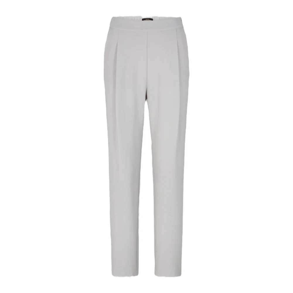Windsor Slim Fit Crepe Plooi Broek Gray Dames