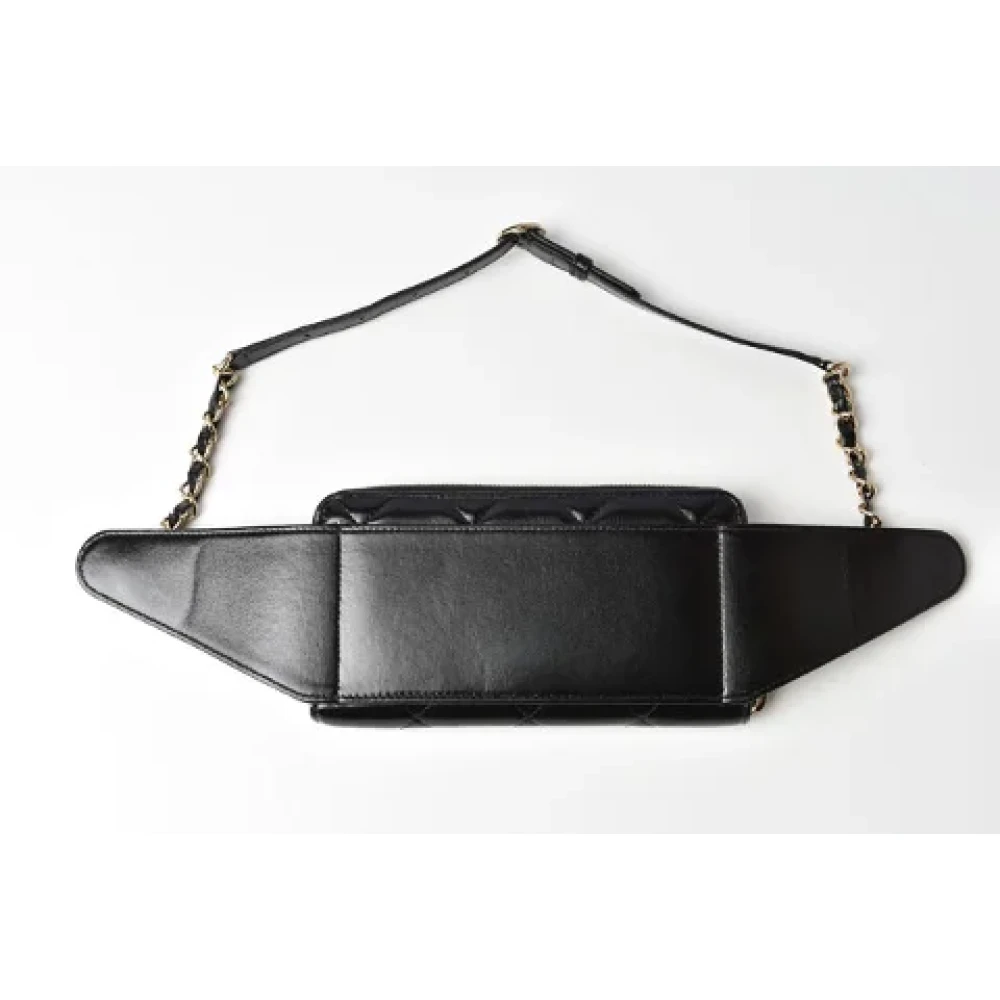 Chanel Vintage Pre-owned Leather chanel-bags Black Dames