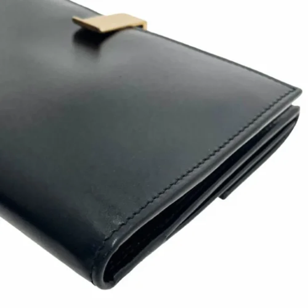 Prada Vintage Pre-owned Leather wallets Black Dames