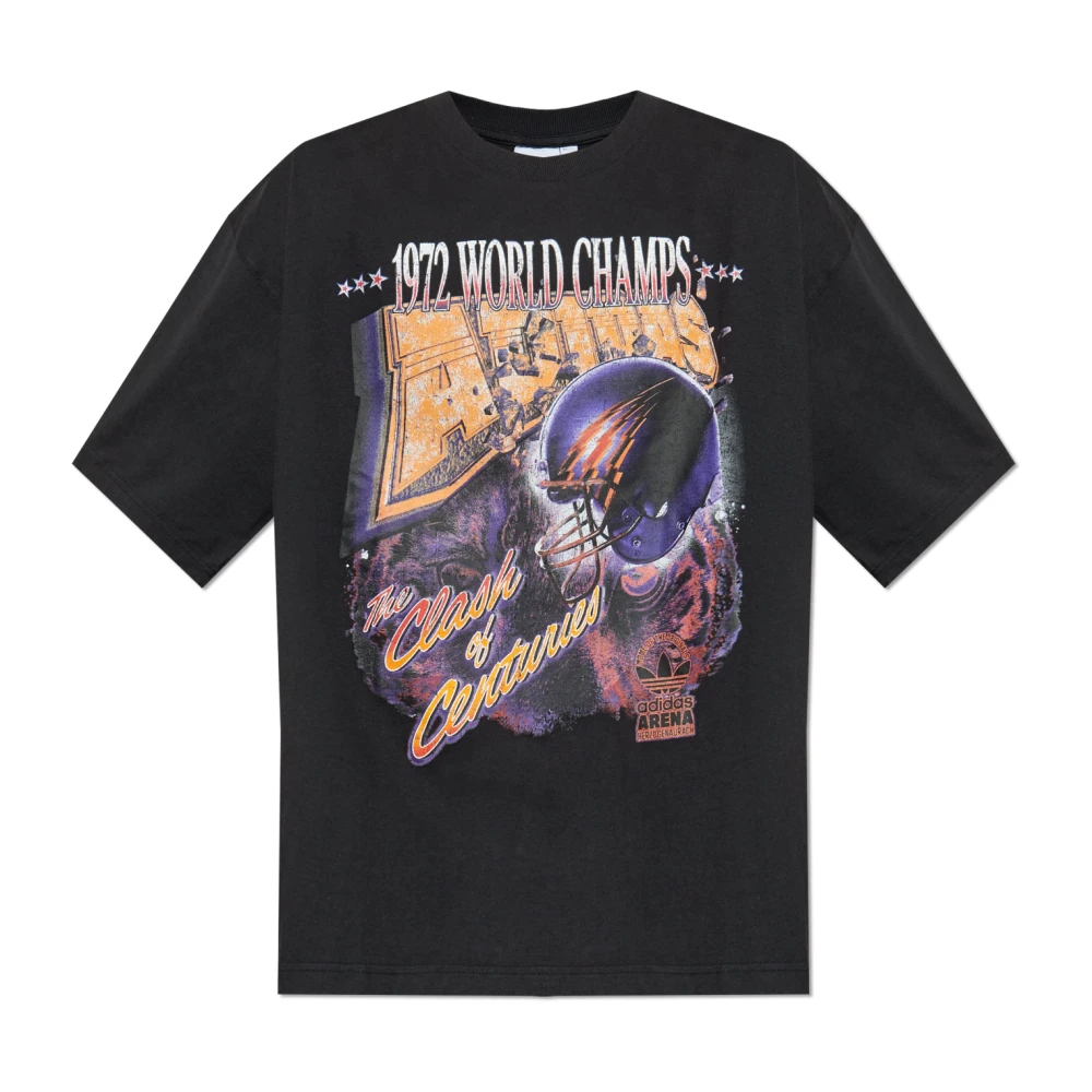 adidas Originals T-shirt met print Black Heren