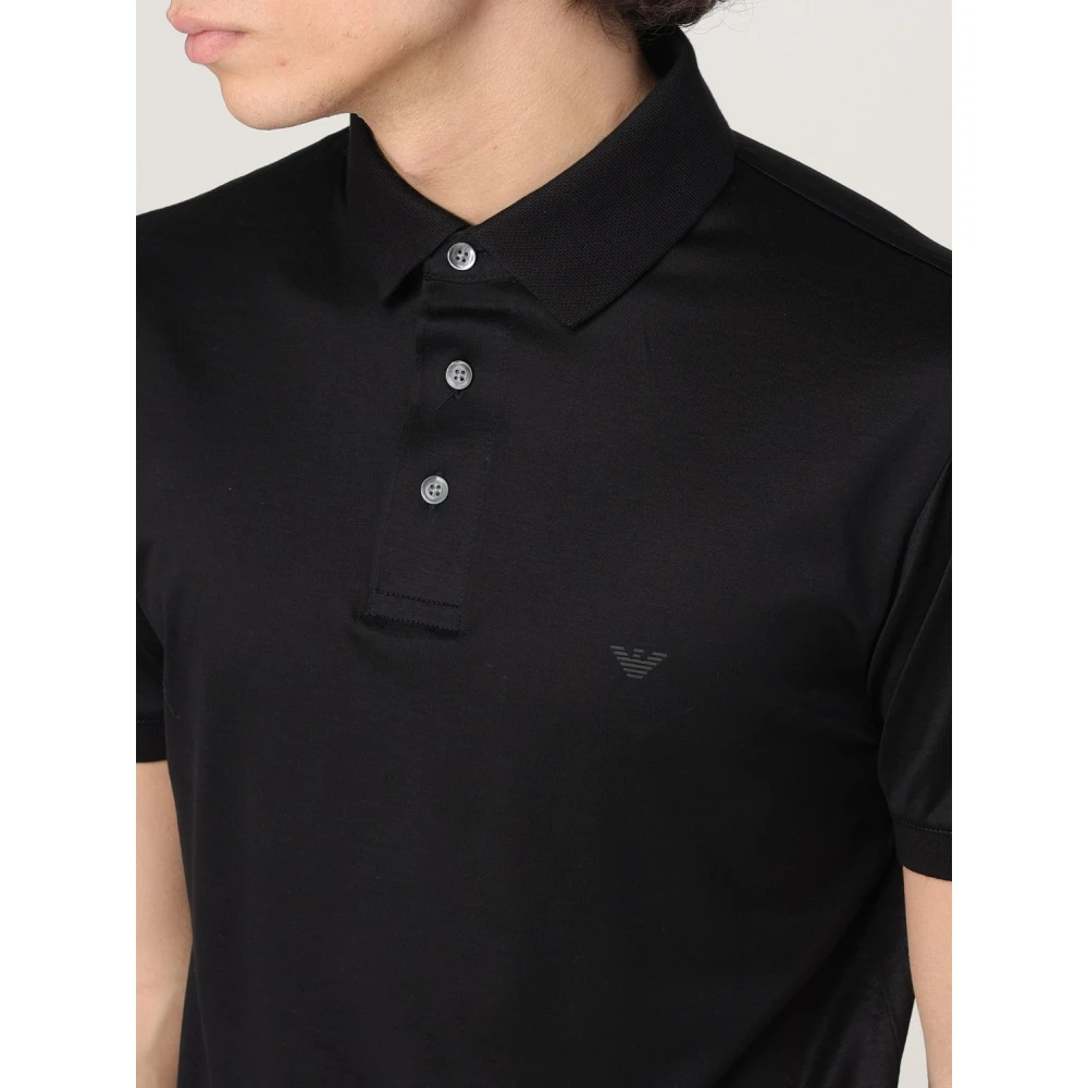 Emporio Armani Stijlvolle T-shirts en Polos Black Heren