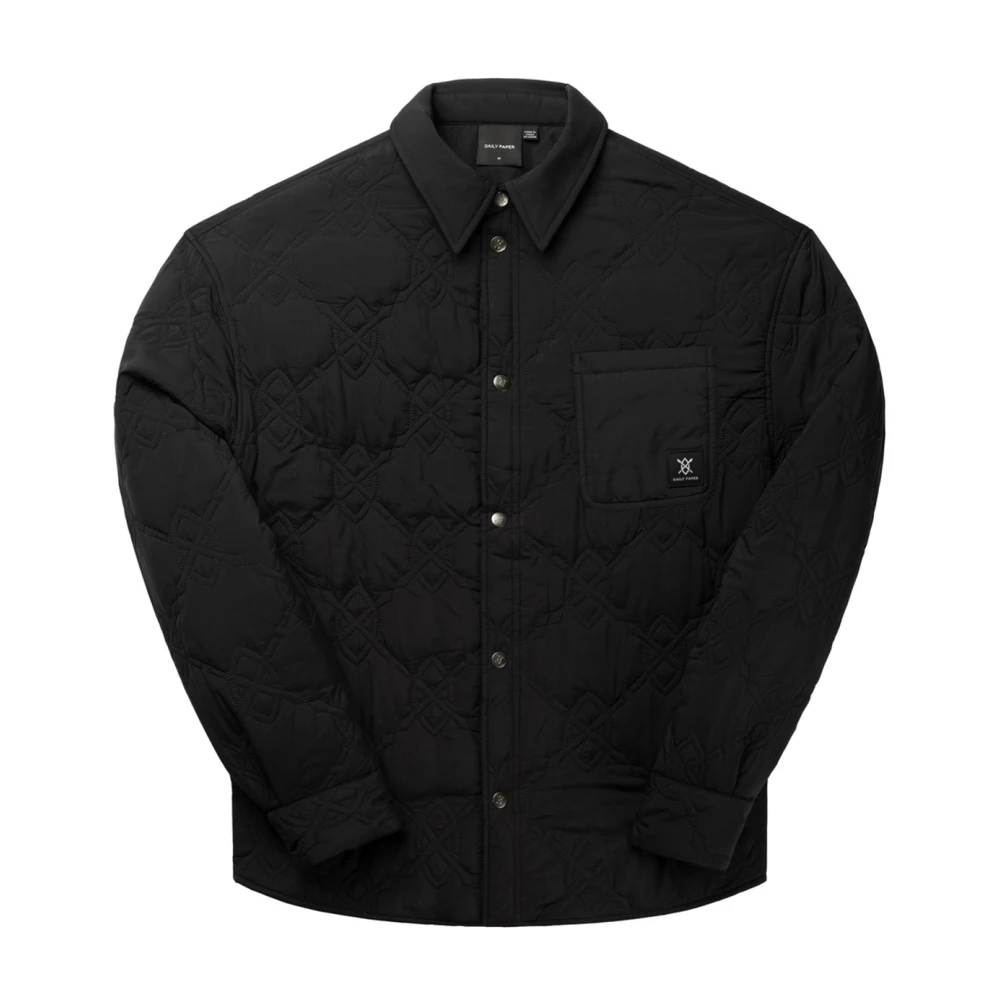 Daily Paper Polyester parka en pufferjas Black Heren
