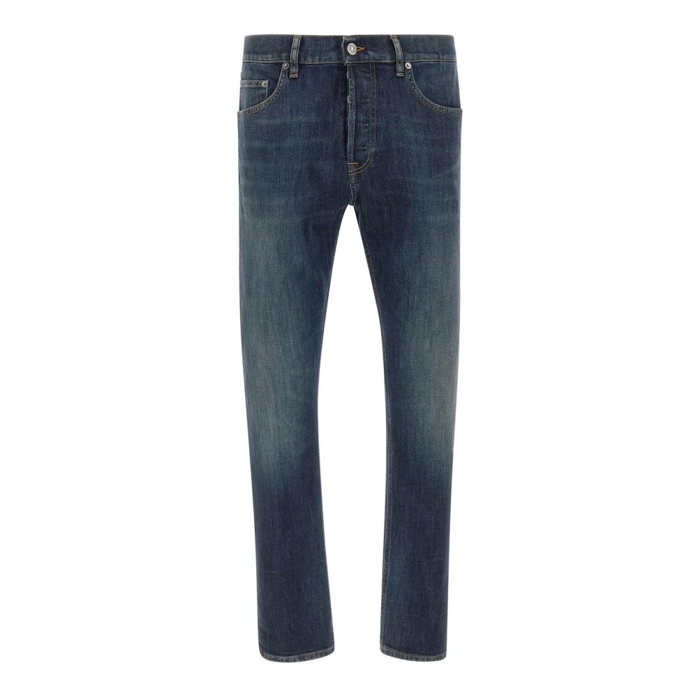 Dondup Men's Blue Straight Fit Jeans, W34, Icon Jeans