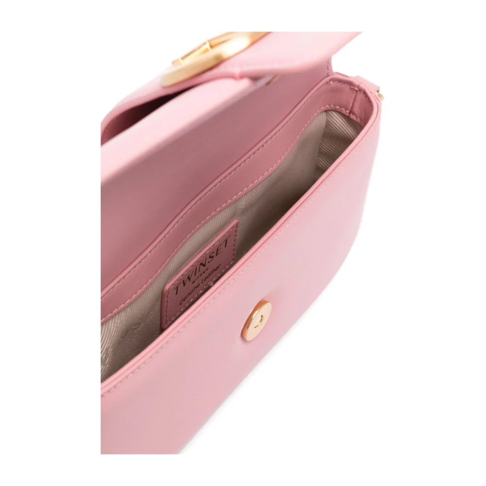 Twinset Roze & Paarse Schoudertas voor vrouwen Pink Dames
