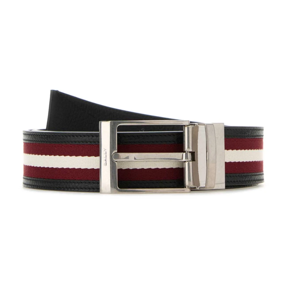 Bally Zwart leren Shiffie Riem Black Heren