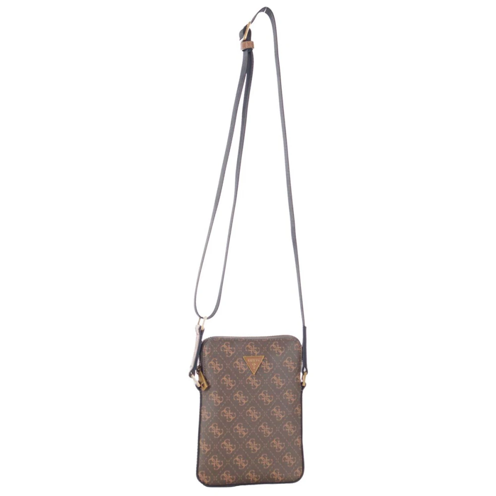 Guess Brown Headphones, Male, One Size, Eco Mini Crossbody Bag