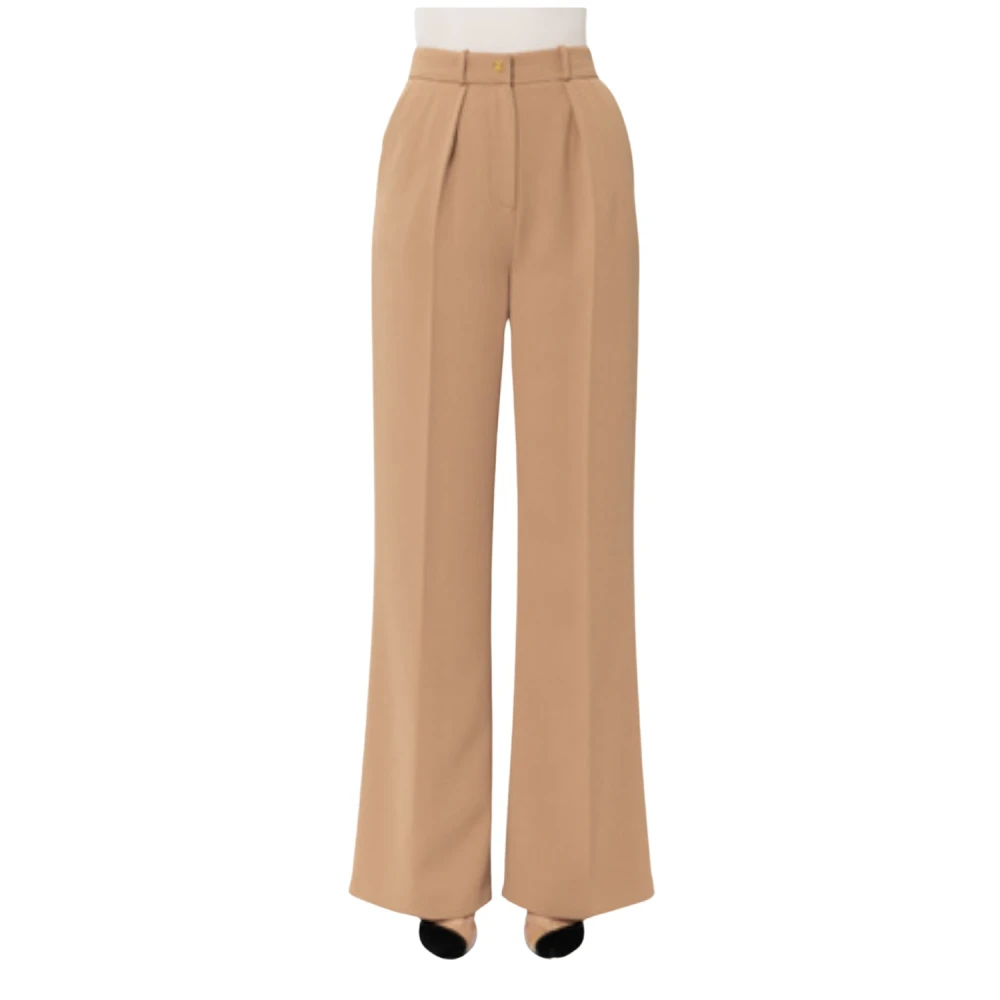 Trousers > Wide Trousers - - Elisabetta Franchi - Modalova