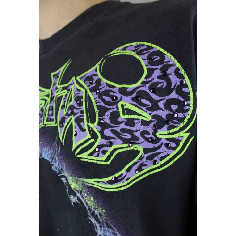 Hellstar Amen Grafisch Zwart T-Shirt Multicolor Heren