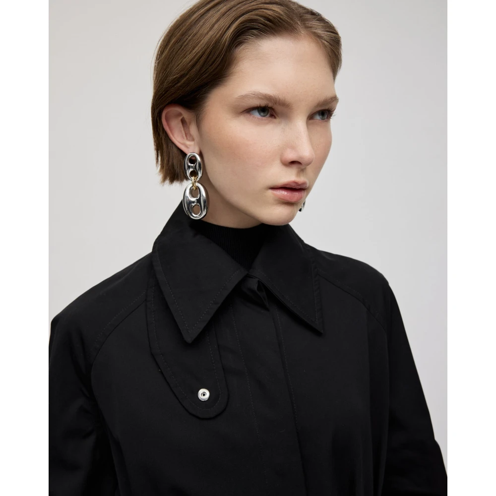 IVY OAK Clementine Mantel Black Dames