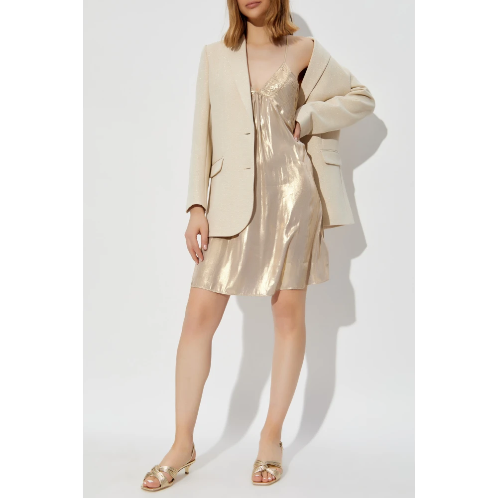 Zadig & Voltaire Jurk met bandjes Yellow Dames