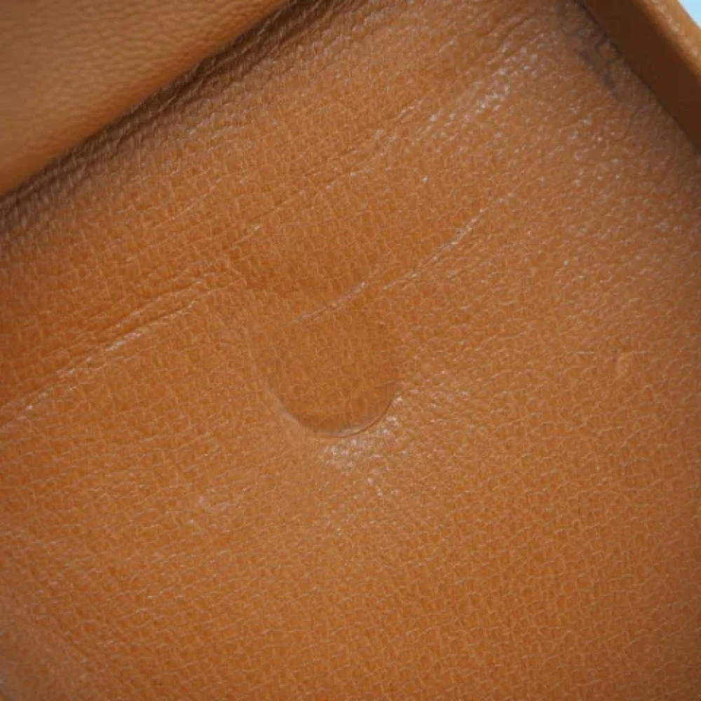 Bvlgari Vintage Pre-owned Leather wallets Orange Dames