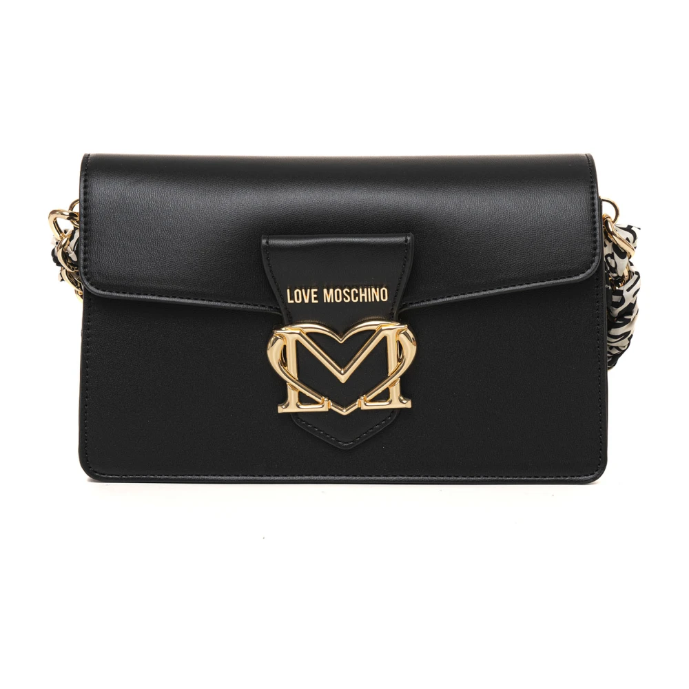 Love Moschino Stijlvolle Kleine Tas met Bovenhandvat Black Dames