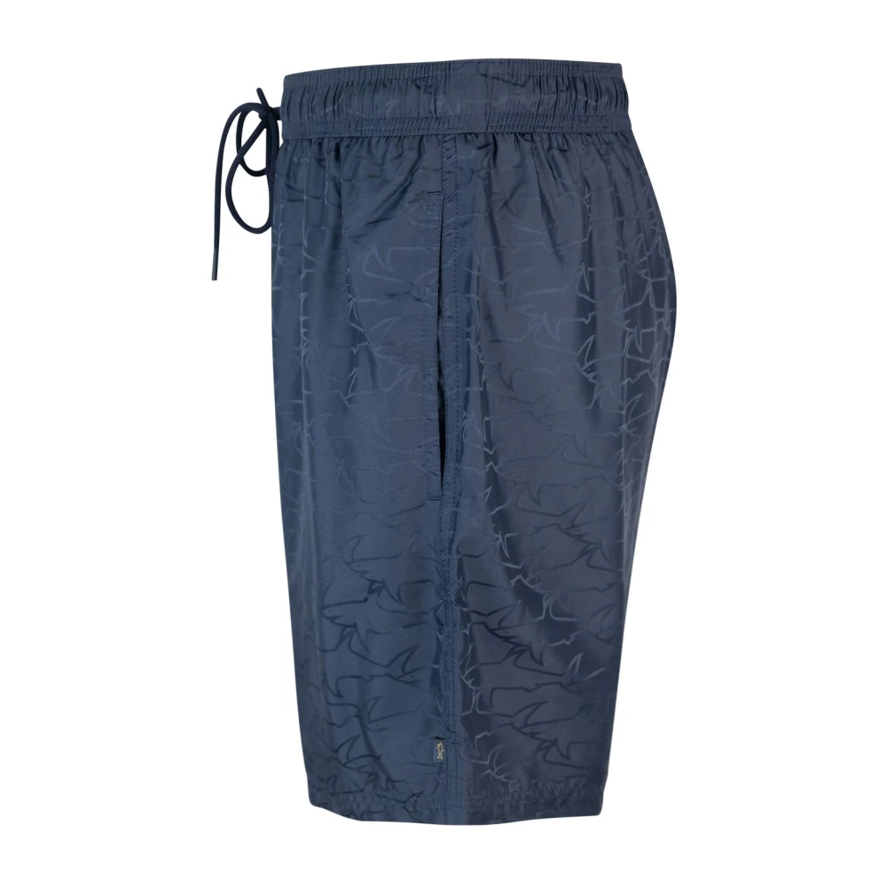PAUL & SHARK Blauwe Zee Kleding Elastische Taille Polyester Blue Heren