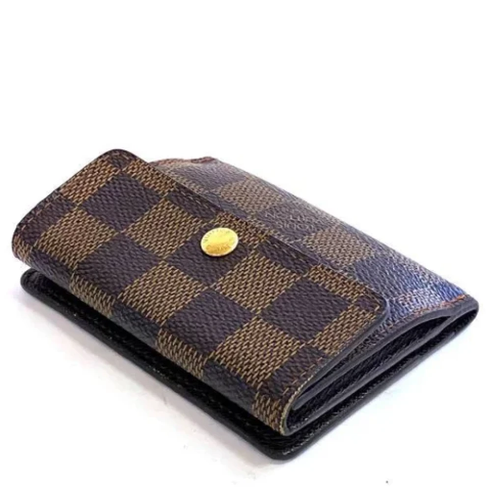 Louis Vuitton Vintage Pre-owned Canvas wallets Brown Dames