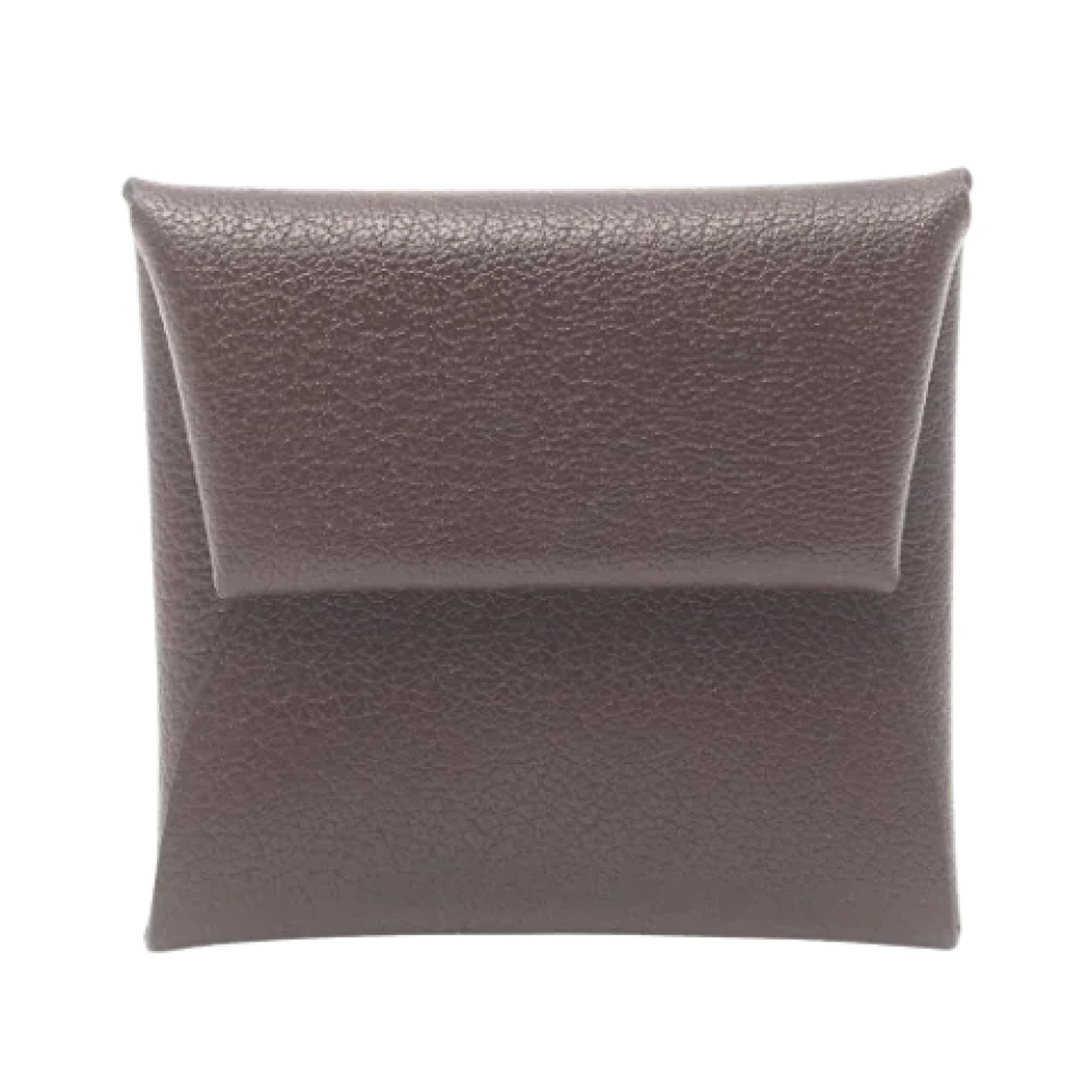 Hermès Vintage Pre-owned Leather wallets Brown Dames