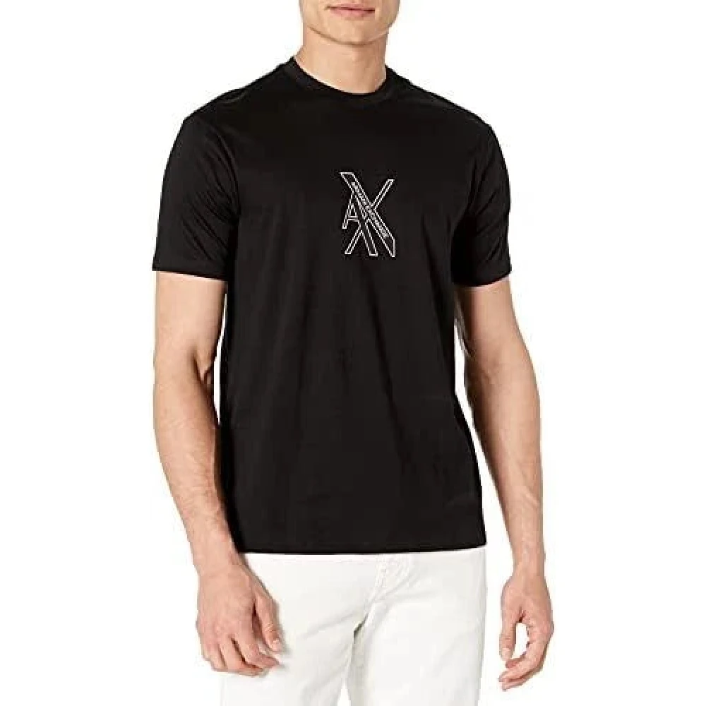 Armani Exchange Uomo Nero - T-Shirt 3Kztlb - Tops - Xl