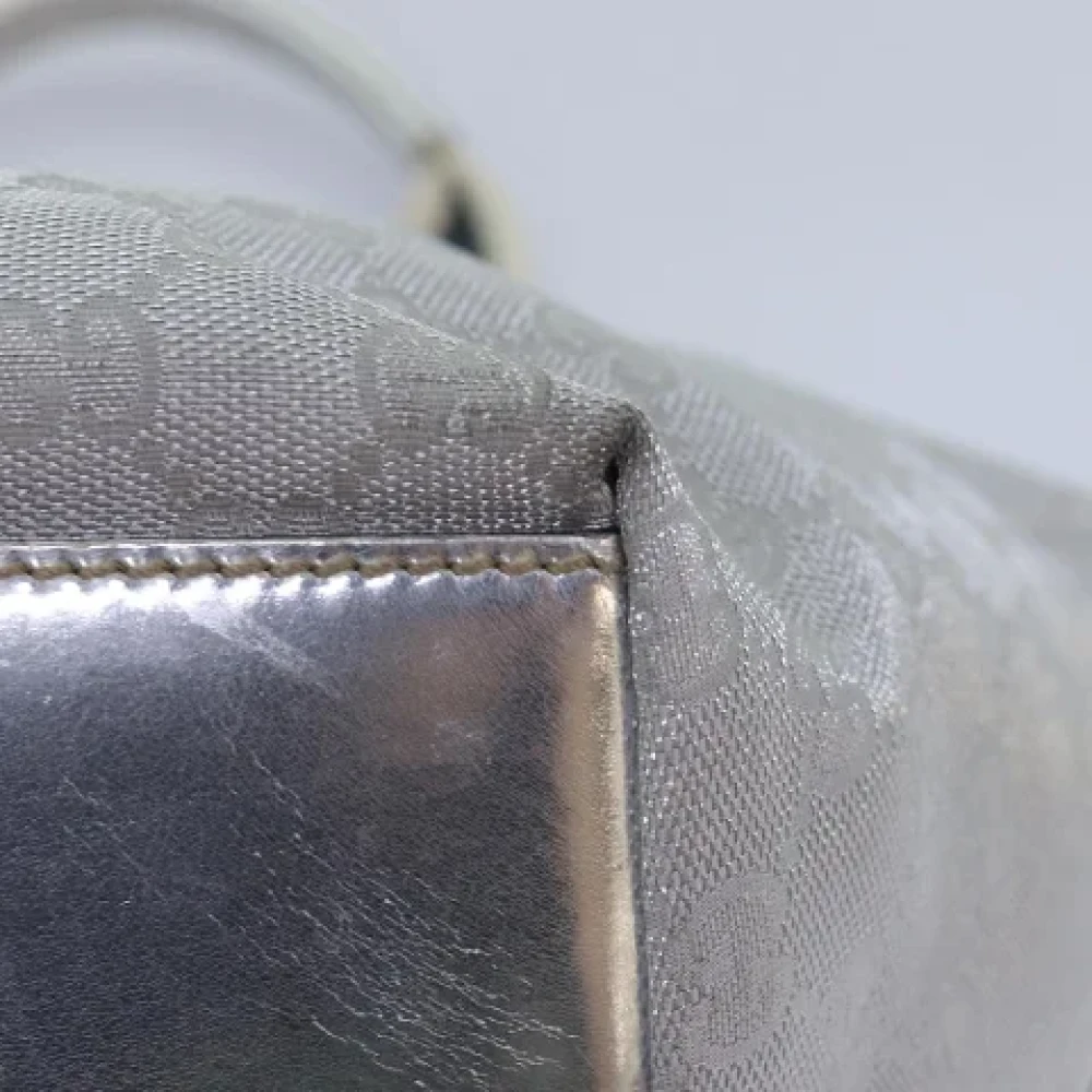 Gucci Vintage Pre-owned Canvas totes Gray Dames