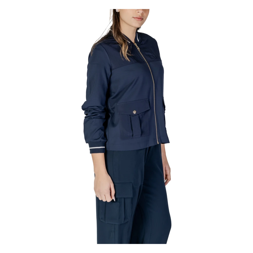 Liu Jo Lente Zomer Onbedekte Sweatshirt Blue Dames