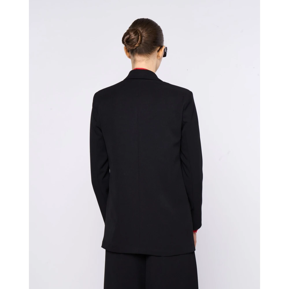 Silvian Heach Dubbelborstig blazer Black Dames